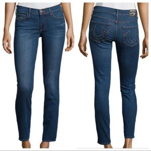 TRUE RELIGION Victoria Skinny Ankle Jeans 25